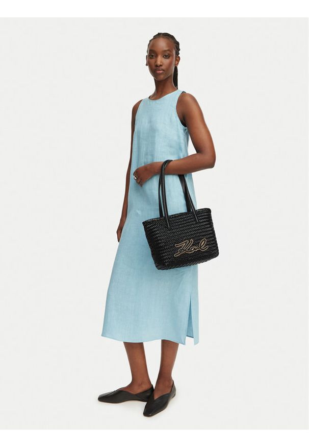 Karl Lagerfeld - KARL LAGERFELD Torebka B2W30206 Czarny. Kolor: czarny. Materiał: skórzane