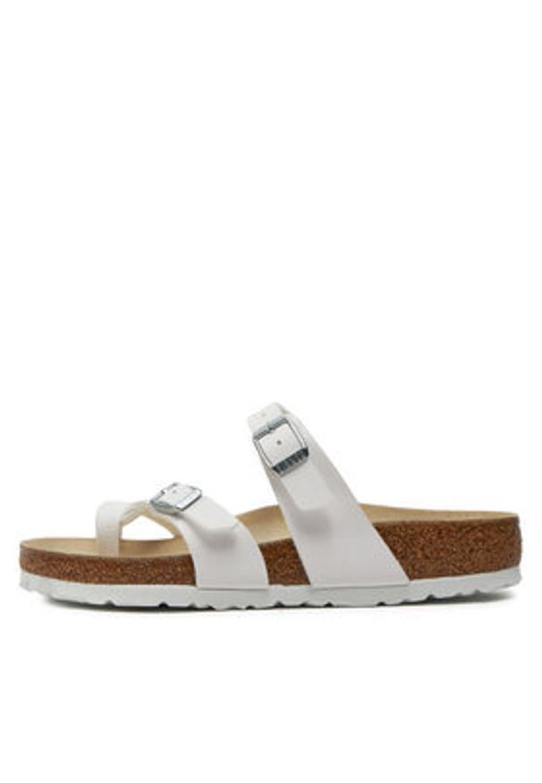 Birkenstock Japonki Mayari 0071051 Biały. Kolor: biały. Materiał: skóra