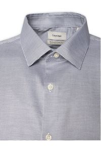 Calvin Klein Koszula LV019EU057 Niebieski Slim Fit. Kolor: niebieski. Materiał: bawełna