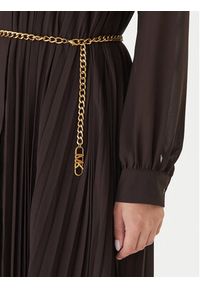 MICHAEL Michael Kors Sukienka koszulowa MF5838A7R3 Brązowy Regular Fit. Kolor: brązowy. Materiał: syntetyk. Typ sukienki: koszulowe #2