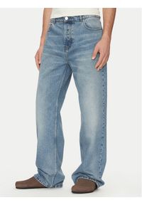 AMI PARIS Jeansy HTR450.DE0046 Niebieski Large Fit. Kolor: niebieski