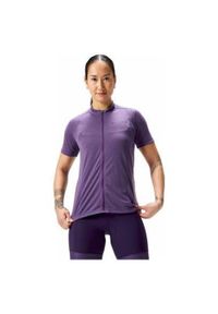 ENDURA - Koszulka rowerowa damska Endura Loop Zipped. Kolor: fioletowy. Sport: kolarstwo