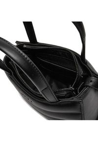 Calvin Klein Torebka Line Quilt Mini Tote K60K612116 Czarny. Kolor: czarny. Materiał: skórzane #6