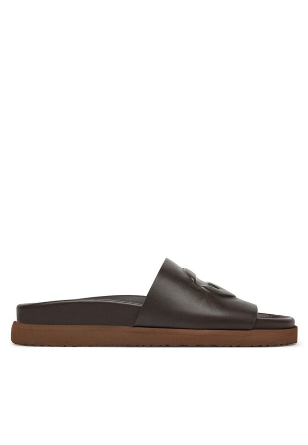 G-Star RAW - G-Star Raw Klapki CARLA-25SS496. Brązowy. Kolor: brązowy. Materiał: skóra