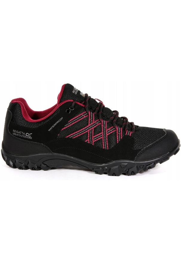 Buty trekkingowe damskie Lady Edgepoint III Regatta. Kolor: czarny, szary, wielokolorowy. Materiał: poliester