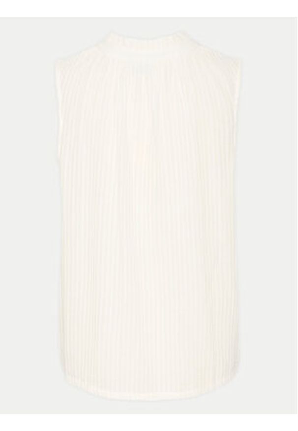 Kaffe Top Alice 10508545 Biały Regular Fit. Kolor: biały. Materiał: bawełna