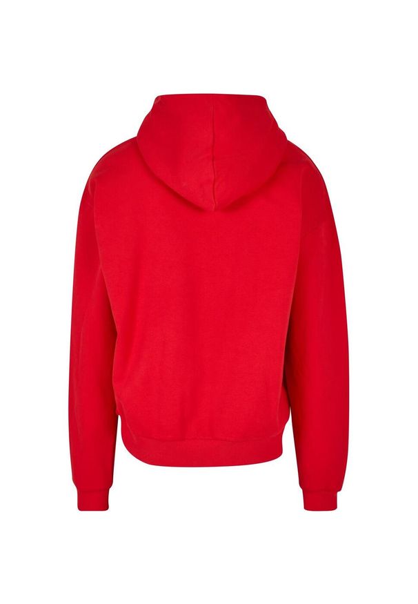 BUILD YOUR BRAND - Bawełniana Bluza Z Kapturem Dla Dorosłych Unisex Ultra Heavyweight Boxy Hoodie. Typ kołnierza: kaptur. Kolor: różowy. Materiał: bawełna