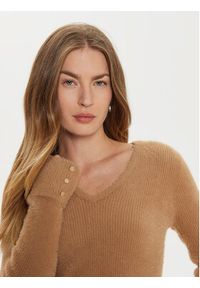 Morgan Sweter 212-MOOVE Beżowy Regular Fit. Kolor: beżowy. Materiał: syntetyk #5