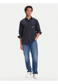 Armani Exchange Koszula XM000959 AF12994 UB101 Granatowy Regular Fit. Kolor: niebieski. Materiał: bawełna #3