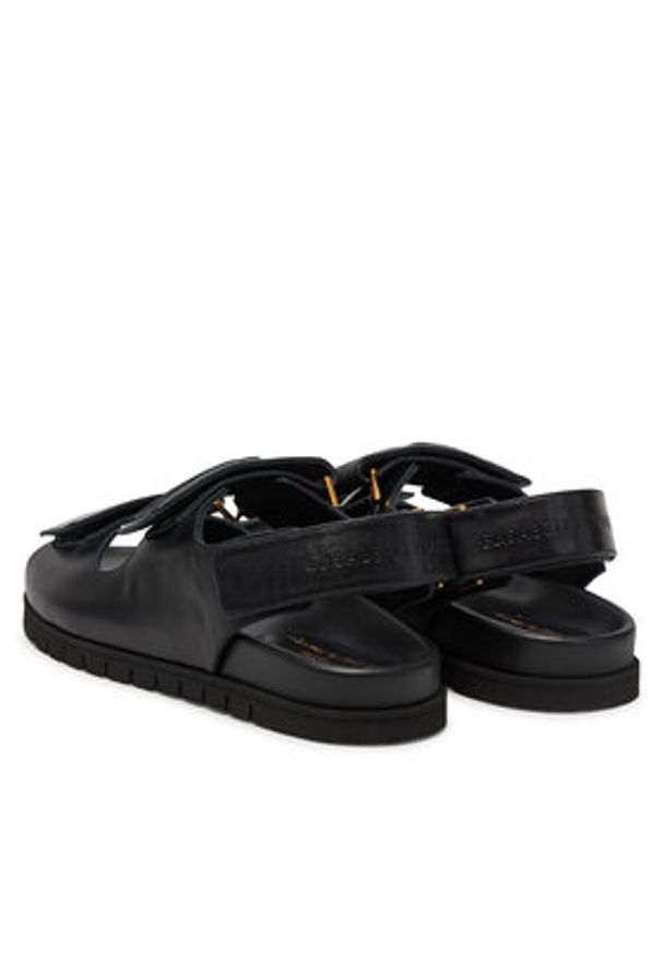 Elisabetta Franchi Sandały SA-14C-52E2-V580 Czarny. Kolor: czarny. Materiał: skóra