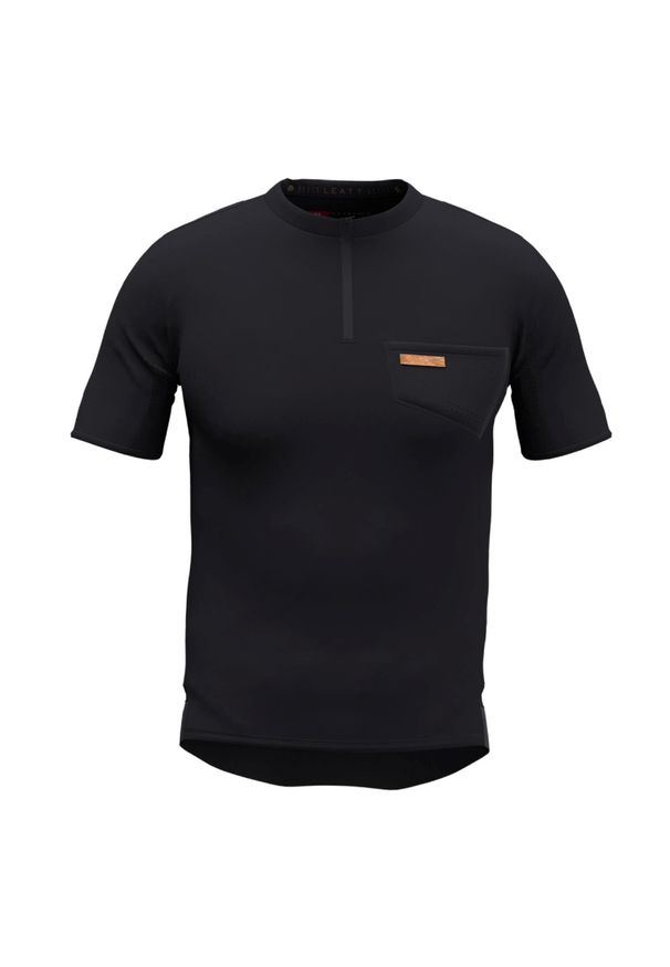 LEATT - Koszulk rowerowa męska Leatt MTB Trail 3.0. Kolor: czarny. Sport: kolarstwo