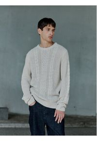 Blend Sweter 20717439 Écru Regular Fit. Materiał: syntetyk #5