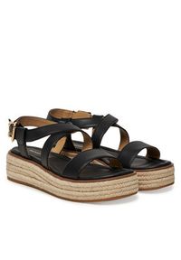MICHAEL Michael Kors Espadryle Lynn 40S5LYFS1L Czarny. Kolor: czarny. Materiał: skóra #5