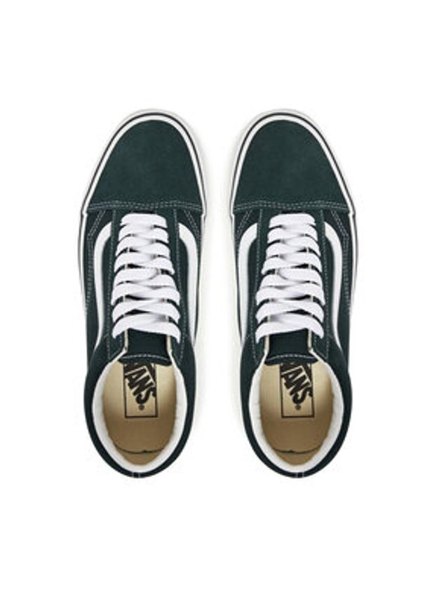Vans Tenisówki Old Skool VN000D7ZPRM1 Zielony. Kolor: zielony. Materiał: materiał