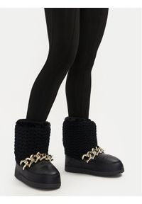 Love Moschino - LOVE MOSCHINO Śniegowce JA24322G0LISI000 Czarny. Kolor: czarny. Materiał: materiał #1