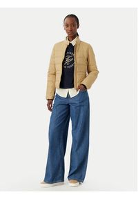 TOMMY HILFIGER - Tommy Hilfiger Kurtka przejściowa WW0WW51094 Beżowy Regular Fit. Kolor: beżowy. Materiał: syntetyk #2