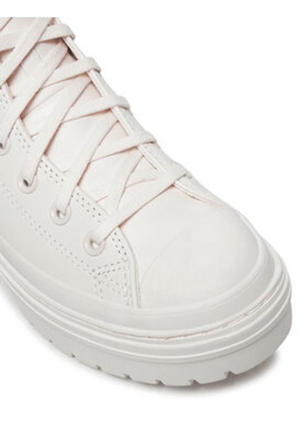 Converse Trzewiki Chuck Taylor All Star Lugged Heel Leather Platform A10370C Biały. Kolor: biały. Materiał: skóra. Obcas: na platformie