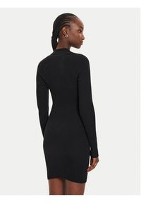 Tommy Jeans Sukienka dzianinowa DW0DW18734 Czarny Slim Fit. Kolor: czarny. Materiał: syntetyk #4