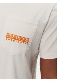 Napapijri T-Shirt S-Murlo NP0A4IEJN1A1 Biały Regular Fit. Kolor: biały. Materiał: bawełna #3