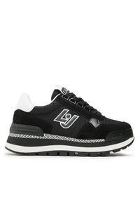 Liu Jo Sneakersy Amazing 16 BA3119 PX027 Czarny. Kolor: czarny. Materiał: materiał