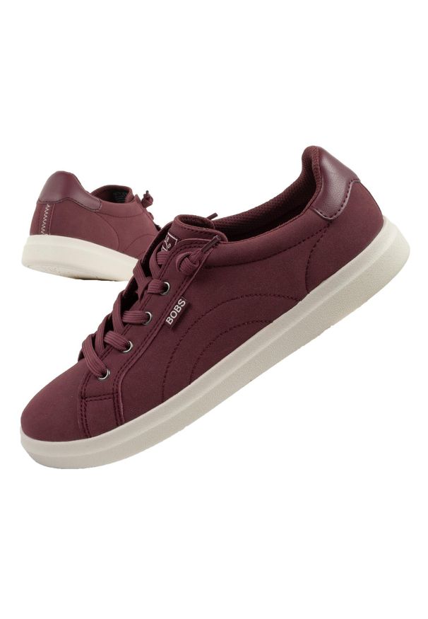 skechers - Buty sportowe trampki damskie Skechers Bobs D'vine. Kolor: czerwony, brązowy, wielokolorowy