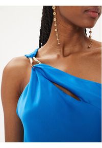 Imperial Sukienka koktajlowa ADOJHBA Niebieski Regular Fit. Kolor: niebieski. Materiał: syntetyk. Styl: wizytowy