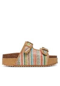 DeeZee Klapki LB-P1742 Beżowy. Kolor: beżowy. Materiał: syntetyk