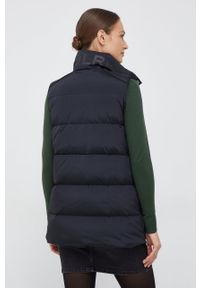 Woolrich bezrękawnik puchowy damski kolor czarny zimowy. Okazja: na co dzień. Kolor: czarny. Materiał: puch. Długość rękawa: bez rękawów. Sezon: zima. Styl: casual #7