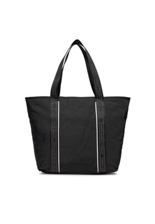 Tommy Jeans Torebka Tjw Heritage Tote AW0AW15824 Czarny. Kolor: czarny