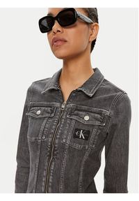 Calvin Klein Jeans Sukienka jeansowa J20J223667 Niebieski Regular Fit. Kolor: niebieski. Materiał: bawełna #2