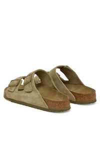 Birkenstock Klapki Arizona 1031998 Khaki. Kolor: brązowy. Materiał: zamsz, skóra #2