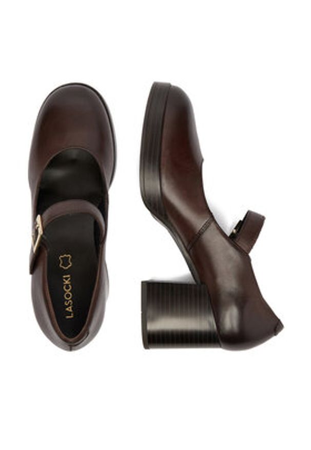 Lasocki Czółenka CEO-WB-ROSA-SH-01 Brązowy. Kolor: brązowy. Materiał: skóra