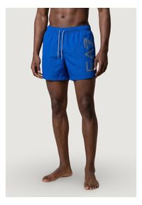 EA7 Emporio Armani Szorty kąpielowe 7M002001 AF14497 MB015 Niebieski Regular Fit. Kolor: niebieski. Materiał: syntetyk #1