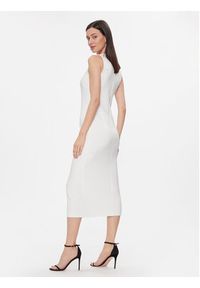 Max Mara Leisure Sukienka codzienna Baccano 2416621027 Biały Regular Fit. Okazja: na co dzień. Kolor: biały. Materiał: syntetyk. Typ sukienki: proste. Styl: casual #2