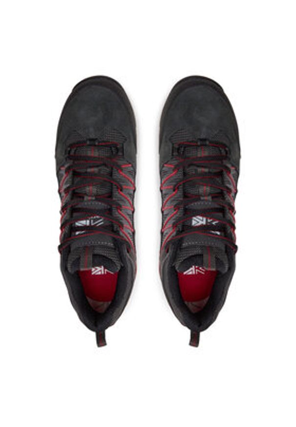 Karrimor Trekkingi Pinnacle Low K1098 Szary. Kolor: szary. Materiał: zamsz, skóra. Sport: turystyka piesza