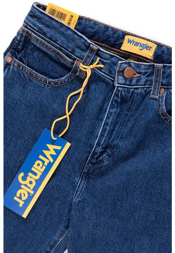 Wrangler - WRANGLER RETRO BOYFRIEND B&Y DARK HORSE W243SW22W 112127928. Wzór: aplikacja, jednolity. Styl: retro