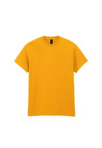 GILDAN - Ciężka Bawełniana Koszulka Unisex Dla Dorosłych. Kolor: żółty. Materiał: bawełna