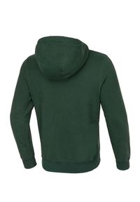 PITBULL - Bluza męska Pitbull rozpinana z kapturem Small Logo. Typ kołnierza: kaptur. Kolor: zielony. Sport: fitness #2