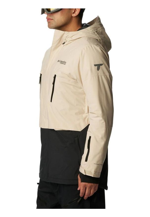 columbia - Kurtka narciarska męska Columbia Aerial Ascender II. Kolor: wielokolorowy, czarny, beżowy. Sezon: zima. Sport: narciarstwo