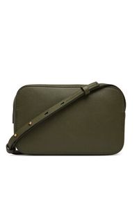 Calvin Klein Torebka Foil Logo Elongated Camera Bag LV04F3276G Zielony. Kolor: zielony. Materiał: skórzane #3