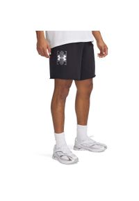 Spodenki Under Armour Ua Rival Terrylogo8inshort Dorosłych. Kolor: czarny. Długość: krótkie. Sport: bieganie