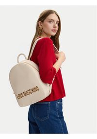 Love Moschino - LOVE MOSCHINO Plecak JC4193PP0OKD0110 Biały. Kolor: biały. Materiał: skóra #1
