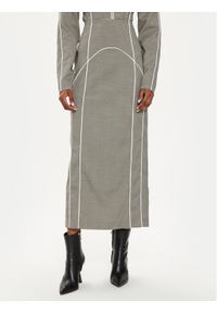 GESTUZ - Gestuz Spódnica maxi Pippa 10908667 Szary Slim Fit. Kolor: szary. Materiał: syntetyk #1