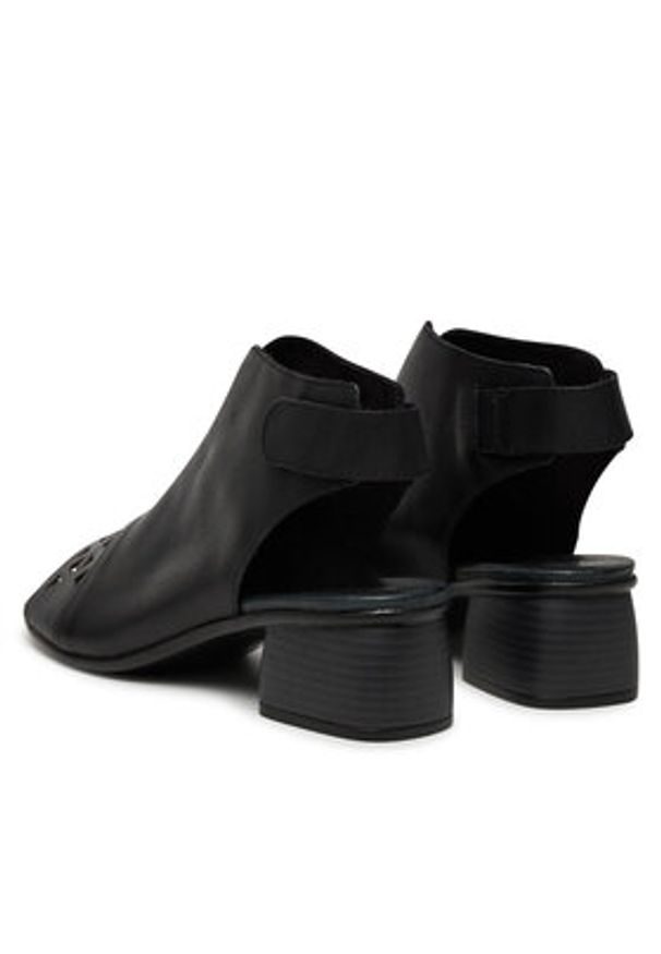 Remonte Sandały R8772-00 Czarny. Kolor: czarny. Materiał: skóra