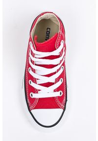 Converse - Trampki dziecięce. Nosek buta: okrągły. Zapięcie: sznurówki. Kolor: czerwony. Materiał: syntetyk, materiał. Szerokość cholewki: normalna. Wzór: gładki #4
