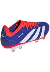 Adidas - Buty piłkarskie adidas Predator Pro Fg IF6330 czerwone. Zapięcie: sznurówki. Kolor: czerwony. Materiał: dzianina, syntetyk, materiał, guma. Szerokość cholewki: normalna. Sport: piłka nożna #5