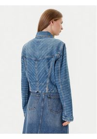 BOSS Kurtka jeansowa 50542426 Niebieski Slim Fit. Kolor: niebieski. Materiał: bawełna #3