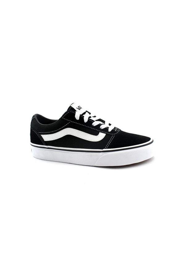 Buty Kobieta Vans Ward czarny. Okazja: na co dzień. Kolor: czarny. Materiał: syntetyk, tkanina, materiał