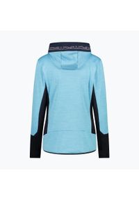 Bluza damska CMP. Kolor: niebieski. Styl: sportowy. Sport: turystyka piesza