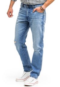 Wrangler - WRANGLER TEXAS TAPER MĘSKIE SPODNIE JEANSOWE OKIE W12T7328O 112320077 #1